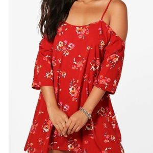 Cold shoulder boohoo dress